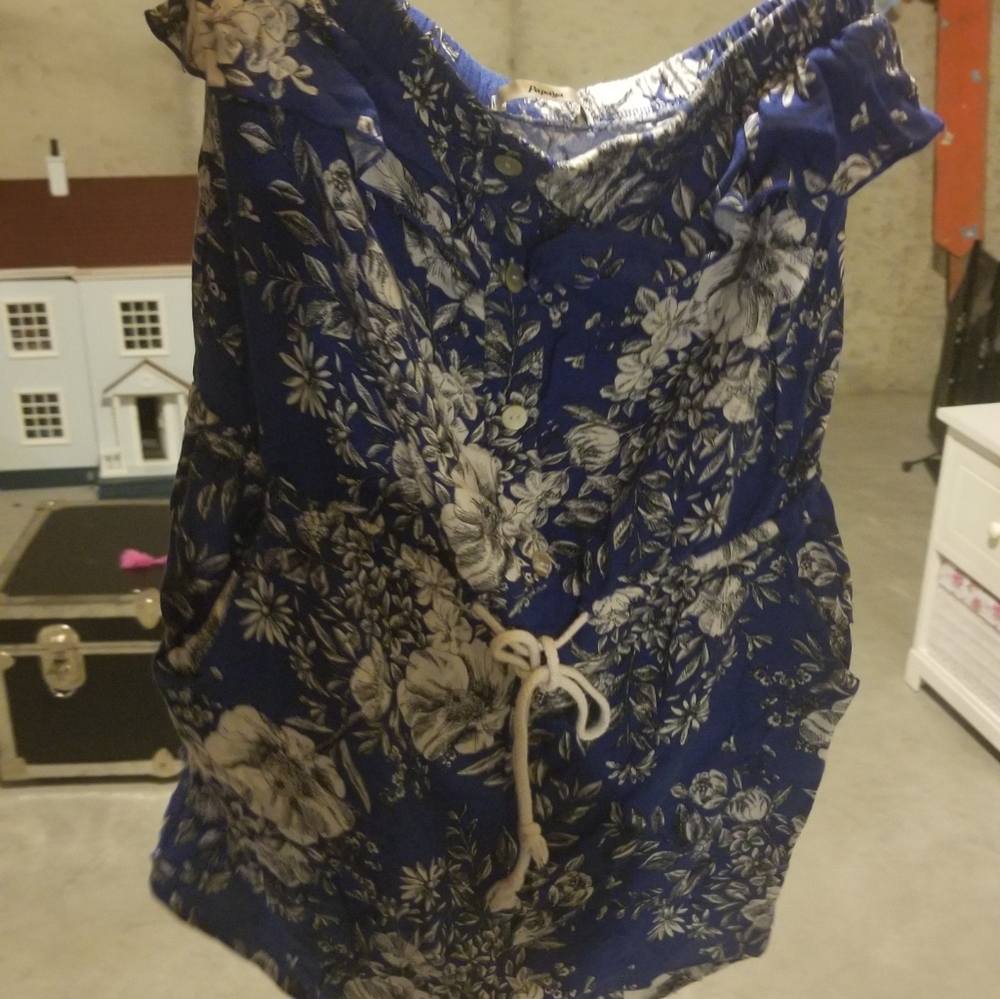 Romper, Sleeveless, Strapless by Papaya  Size Small